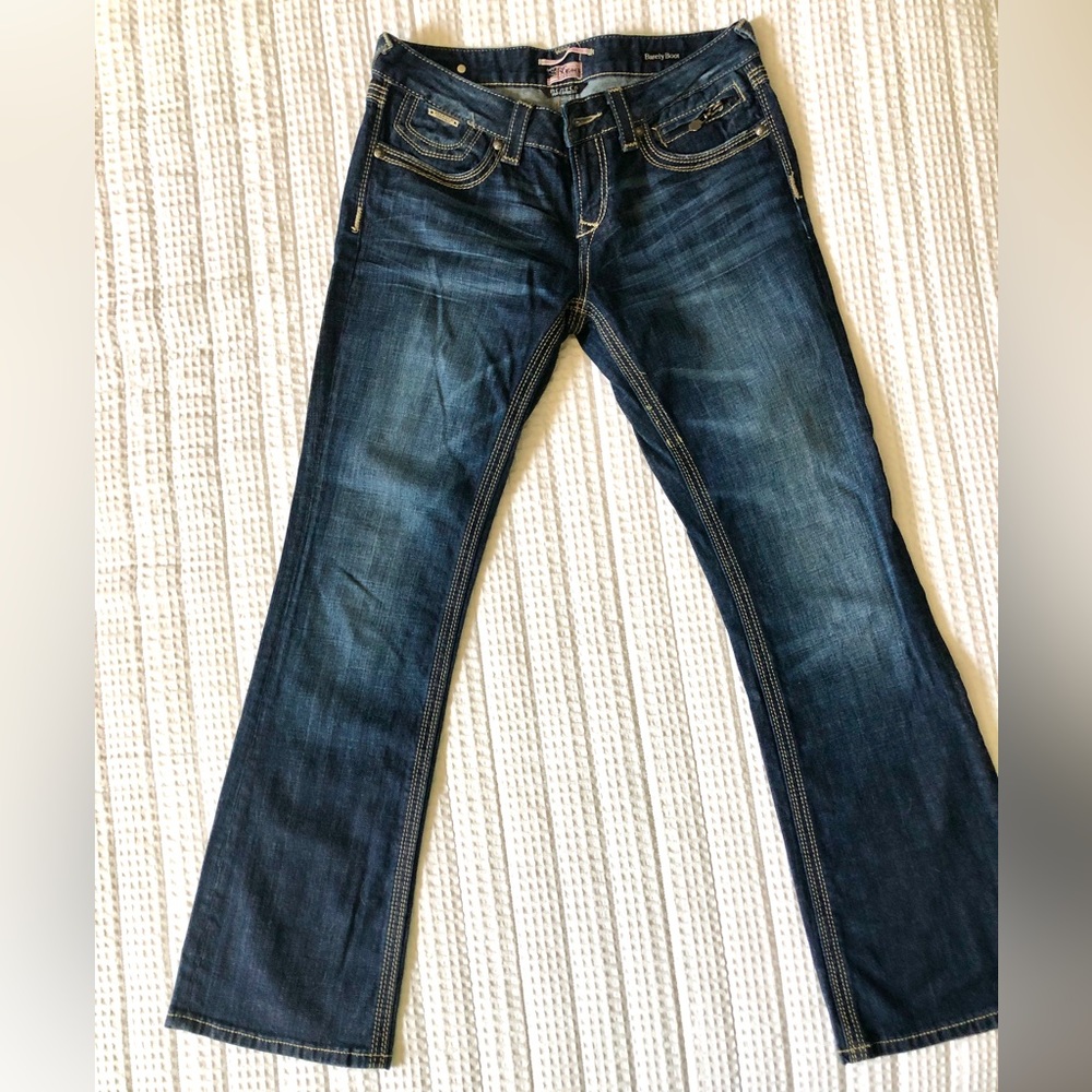 Express ReRock Barely boot Jeans